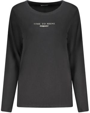 Freddy Graphic-Print Long-Sleeve T-Shirt - Black
