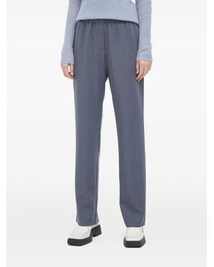 Samsøe & Samsøe Elasticated-Waistband Trousers - Blue
