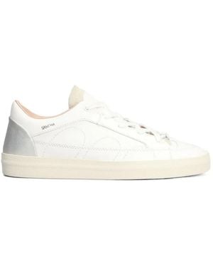 Santha Leather Low-Top Trainers - White