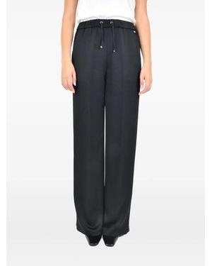 Herno Drawstring Straight-Leg Pants - Black