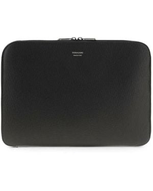 Ferragamo Gancini Document Holder - Black