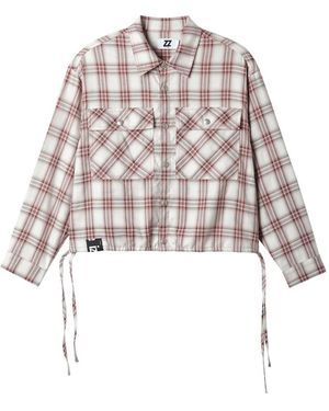 Izzue Check Pocket Shirt - White