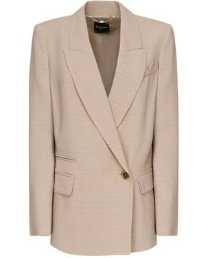 MARCIANO BY GUESS Double-Breasted-Button Blazer - Natural