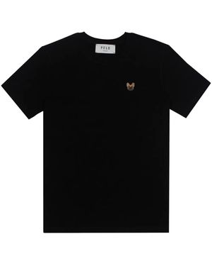 PELO FOUNDATION T-Shirt Con Applicazione A Forma Di Cane - Nero
