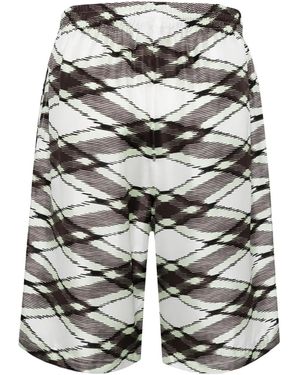 Missoni Patterned Silk Shorts - Grey