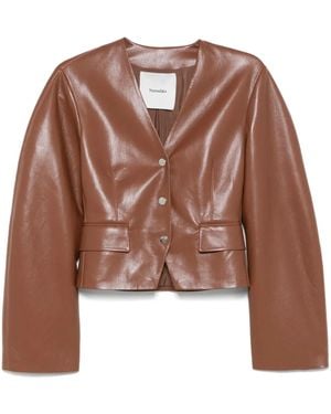 Nanushka Kiyo Jacket - Brown