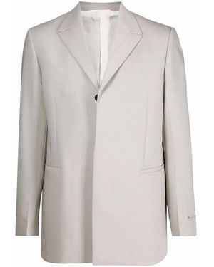 1017 ALYX 9SM X Tailored By Caruso Single-Breasted Blazer - Grey