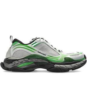 Balenciaga Triple S.2 Panelled Trainers - Green