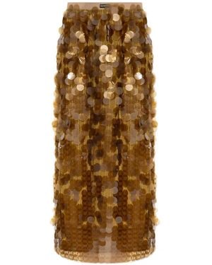 Munthe Sequined Mini Skirt - Natural