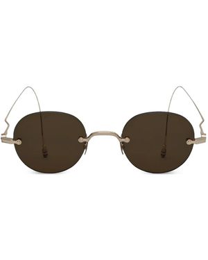 Thom Browne Round-Frame Sunglasses - Brown
