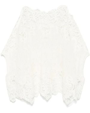 Ermanno Scervino Embroidered Top - White