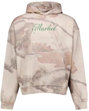Market Backcountry Camo-Print Hoodie - Natural