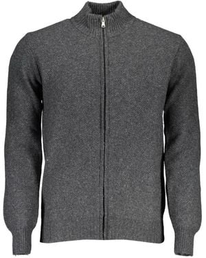 North Sails Zip-Up Wool Cardigan - Gray