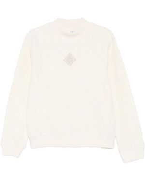 CASABLANCA Textured Sweatshirt - White