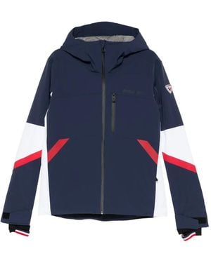 Rossignol Ciastel Zip Hooded Ski Jacket - Blue