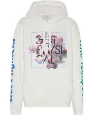 One Teaspoon Get Physical Printed Hoodie - Grey