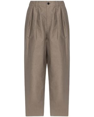 Issey Miyake Pantalon À Design Plissé - Gray