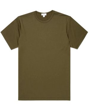 Sunspel Classic Crew-Neck T-Shirt - Green