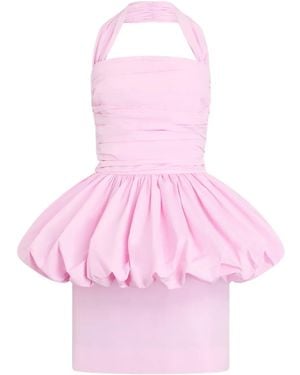 Patou Halterneck Mini Dress - Pink