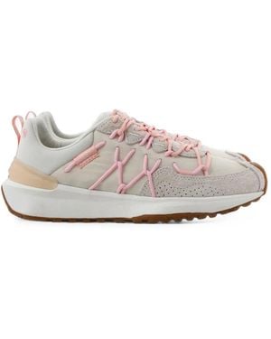 Keen Uneek Trekker Lace-Up Panelled Trainers - White