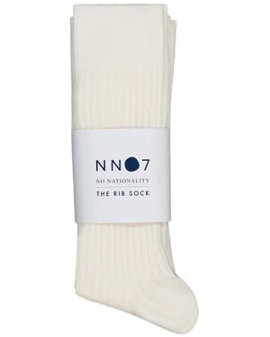 NN07 Rib-Knit Socks (Set Of Three) - White