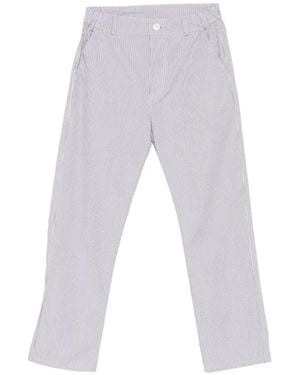 Private 0204 Striped Pants - White