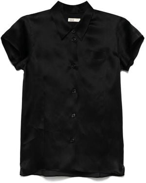 KHAITE Silk Shirt - Black