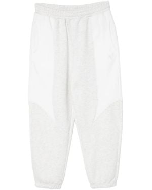 FIVE CM Panelled Trackpants - White