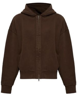 Entire studios Sudadera Con Capucha Y Cremallera - Marrón