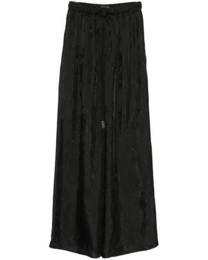 Ann Demeulemeester Paisley-Jacquard Drawstring Pants - Black