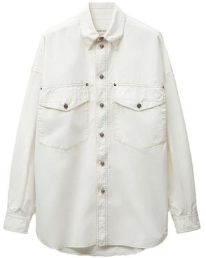 Versace Cotton-Poplin Shirt - White