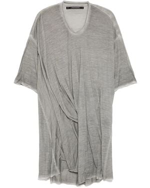 Julius Anima Drape T-Shirt in Black for Men | Lyst