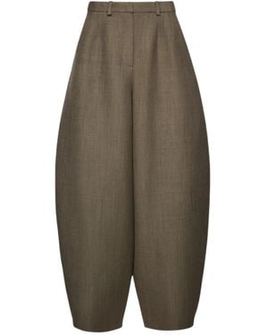 Magda Butrym Belted Balloon Trousers - Green