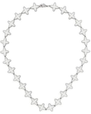 DARKAI Collier À Pendentif Trèfle - Blanc