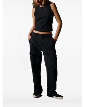 James Perse Cropped Tank Top - Black