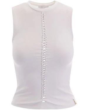 Patrizia Pepe Knit Top - White