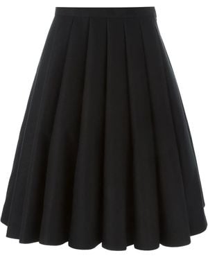 Junya Watanabe Pleated Skirt - Nero