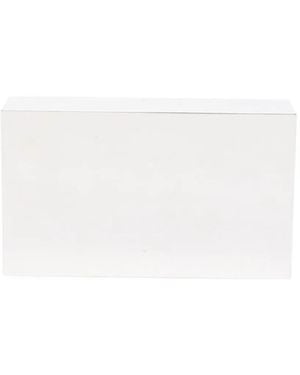 TOTEME Rechthoekige Metalen Clutch - Wit