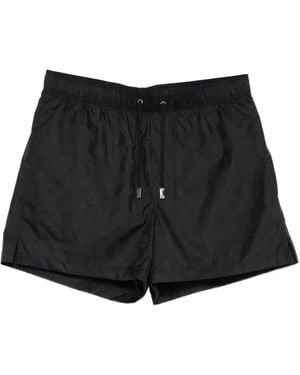 Giorgio Armani Print Swim Shorts - Black