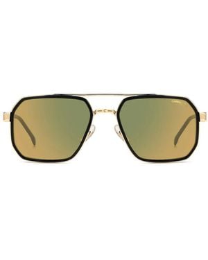 Carrera Sonnenbrille mit geometrischem Gestell - Grün