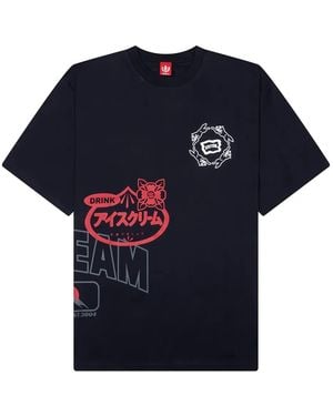 ICECREAM Camiseta Overlay con motivo gráfico - Azul