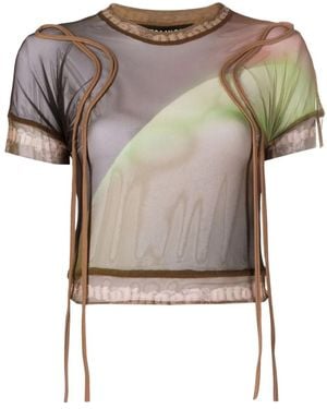 OTTOLINGER Mesh T-Shirt - Grijs