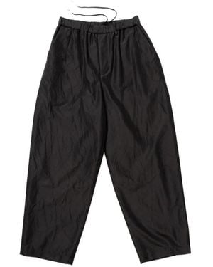 CALMLENCE Straight-Leg Drawstring Trousers - White