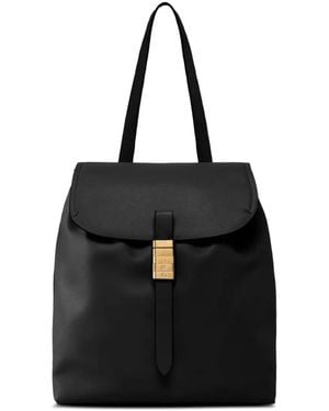 Pinko Leather Strap Backpack - Black