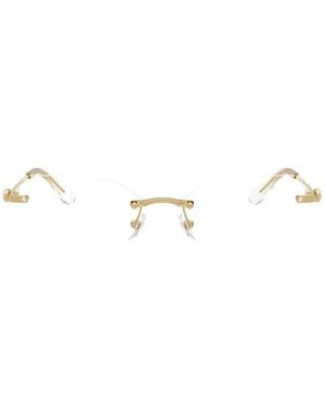 Swarovski Lunettes De Vue À Monture Papillon - Blanc