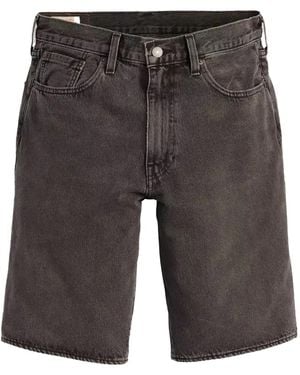 Levi's 478 Baggy-Fit Denim Shorts - Gray
