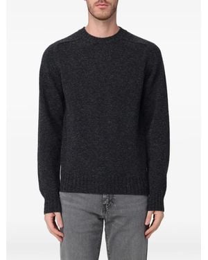 Sebago Crew-Neck Wool Jumper - Black