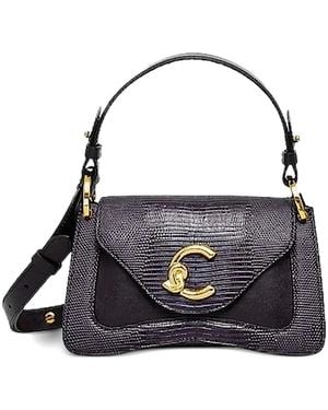 Coccinelle レザーショルダーバッグ - ブルー