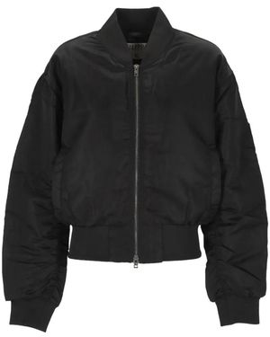 Filippa K Zip-Up Bomber Jacket - Black