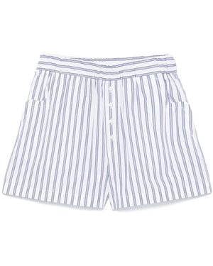 CUANTICO Cotton Shorts - White